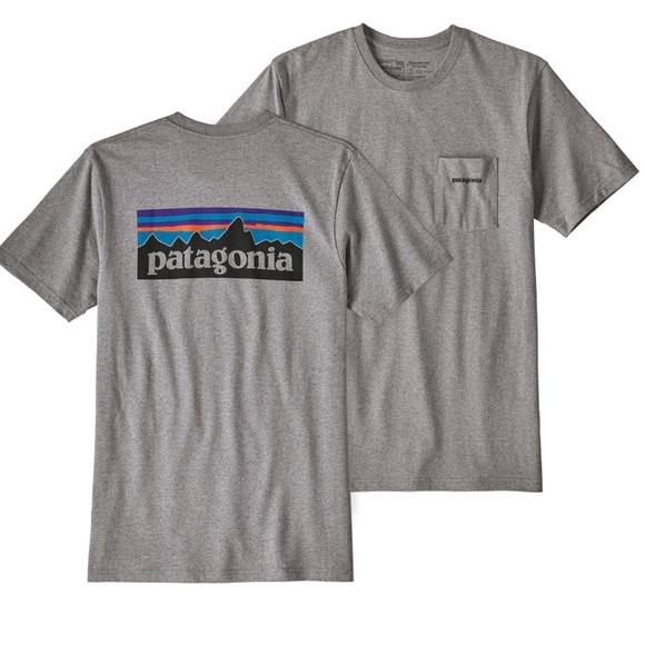 Patagonia Tops - Patagonia logo pocket tee